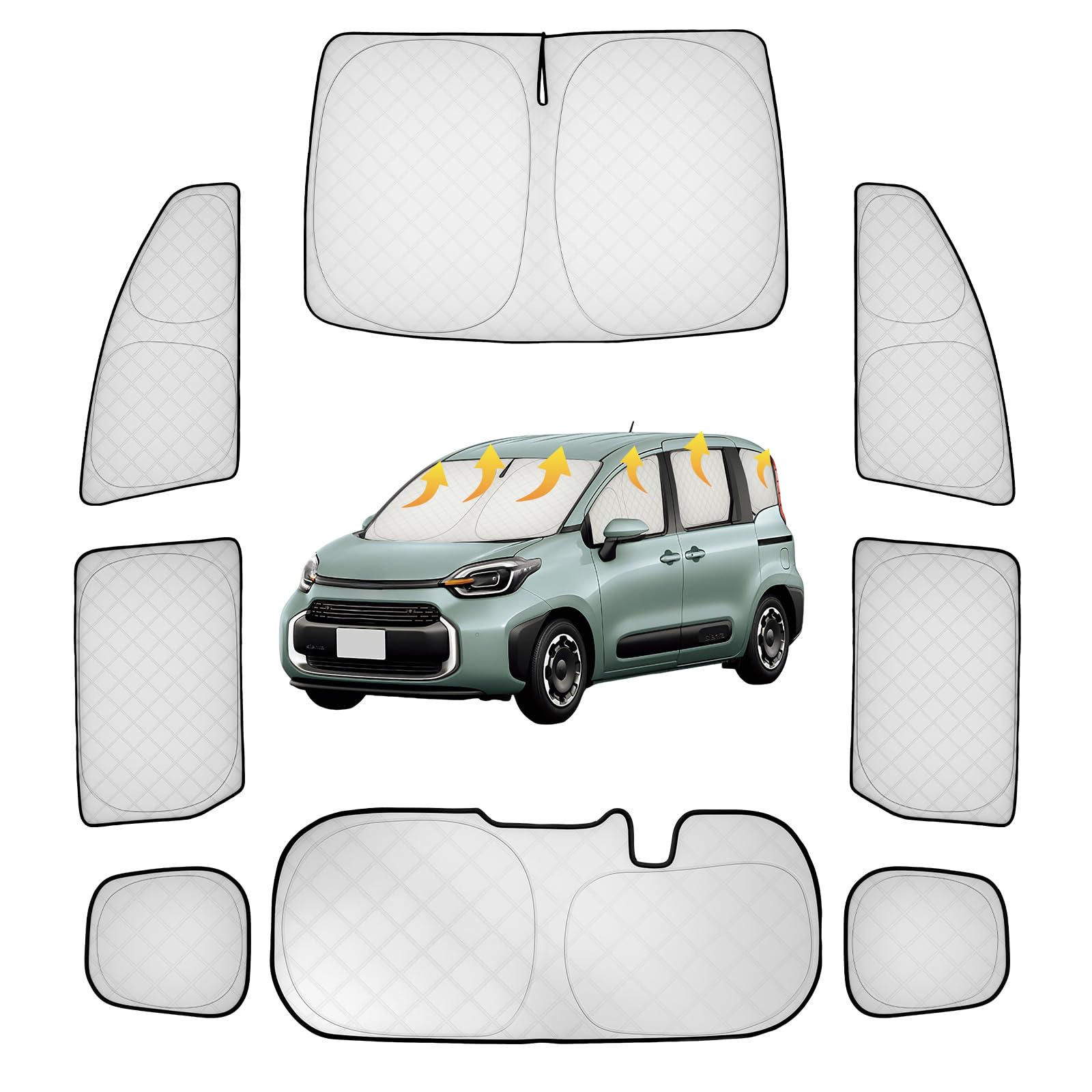 Amazon | Perrace 新型 シエンタ MXP系 サンシェード 車用 全窓対応